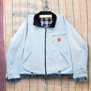 Upcycled carhartt detroit jacket